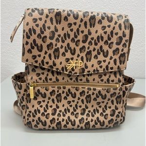 Freshly picked mini leopard print diaper bag